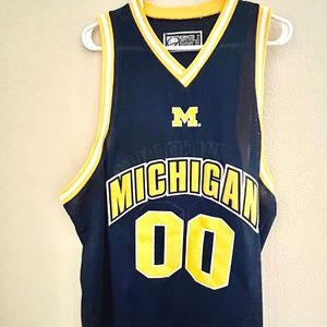 Headmaster Campus Wear U Of M Michigan Basketball Jersey XXL